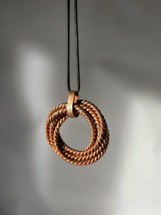 Amulet Wiru tensorowy Cubit Królewski 144 MHz – miedziany odpromiennik EMF.